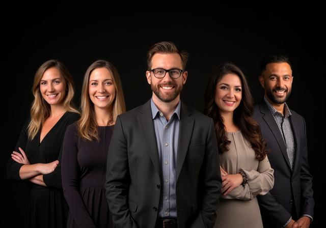 Team photo of the Aura Arts Media staff